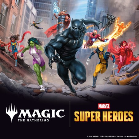Vendredi 07/08/2026 - 19h SCELLE FANTASTIK SOLDES Magic "MARVEL Spiderman & Super Heroes"