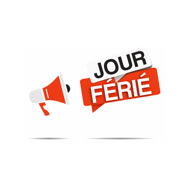 Jour Férié 01/05/2026 !!!!